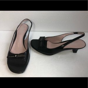 Franco Sarto SlingBack open toe heels shoes